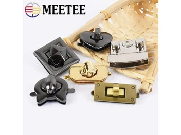 Listing 12 of 16 for 2Pcs Metal Bag Spring Lock Snap For Women Handbag DIY Hardware Accessories