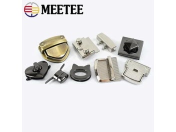 Listing 13 of 16 for 2Pcs Metal Bag Spring Lock Snap For Women Handbag DIY Hardware Accessories