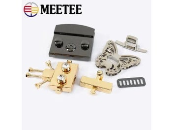 Listing 14 of 16 for 2Pcs Metal Bag Spring Lock Snap For Women Handbag DIY Hardware Accessories