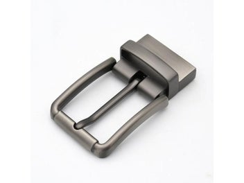 Listing 9 of 16 for 1PC 35mm Metal Brushed Men Belt Buckle Matte Brown Clip Buckle Rotatable Bottom