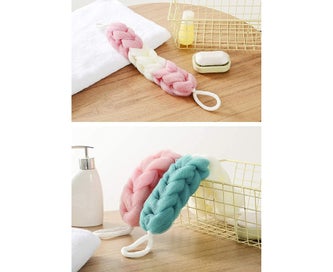Listing 5 of 5 for 4 Packs Long Stretch Back Sponge with Rope Back Scrubber Bath Shower Mesh Spo