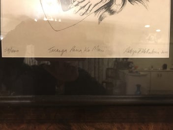 Listing 2 of 4 for Robyn Kahukiwa’s print. 39/400. Taranga raua Ko Maui. 2000