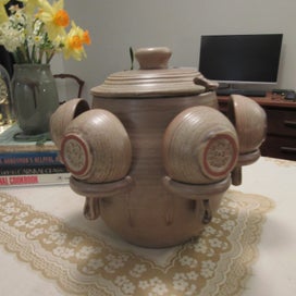 Listing 2 of 7 for Blue Mountain Pottery Mocha Sangria Set. Simply Outstanding. Rather Rare in NZ.