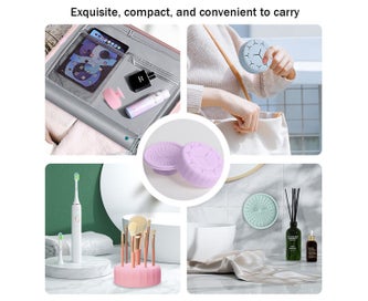 Listing 5 of 5 for Makeup Brush Silicone Cleaning cup & Silicone Makeup Brush Holder 2 in 1, Por