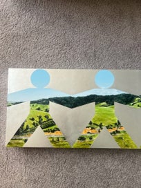 Listing 4 of 4 for Large Original Art Neal Palmer - People of The Land 42cm w x 175cm l x 7cm d