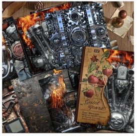 Listing 2 of 4 for - 6x6 - Paper/Card Stock - Biker Gear - 12 pcs - 135 gsm