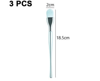 Listing 2 of 5 for 3pcs Blush Brush Premium Makeup Tools for Buffing and Blending Foundation Bru