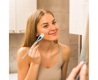 Listing 5 of 5 for 3pcs Blush Brush Premium Makeup Tools for Buffing and Blending Foundation Bru