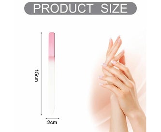 Listing 2 of 5 for Colored crystal glass nail file, made of plastic, stainless steel, nano glass