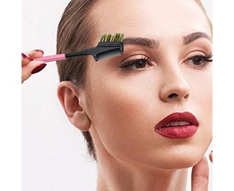 Listing 5 of 5 for 2pcs Makeup Eyebrow Brush & Eyelash Comb, Portable Eye Powder Foundation Brus