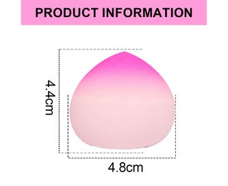 Listing 3 of 5 for 6 pcs Makeup Sponges,Gradient beauty tool, cute shape, used for foundation an