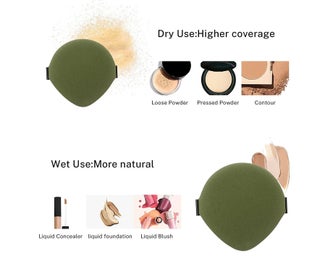 Listing 5 of 5 for 4 Pack Makeup Sponge, Total Coverage Blending Sponge, Latex-Free Foundation S