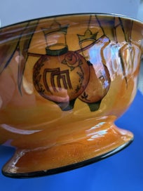 Listing 1 of 11 for Crown Ducal Lustreware Bowl - c1920’s
