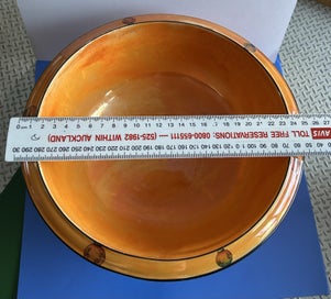 Listing 4 of 11 for Crown Ducal Lustreware Bowl - c1920’s