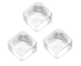 Listing 1 of 1 for Eyelash Glue Pallet Crystal Glass Eyelash Glue Stone For Fake Eyelash Extensi