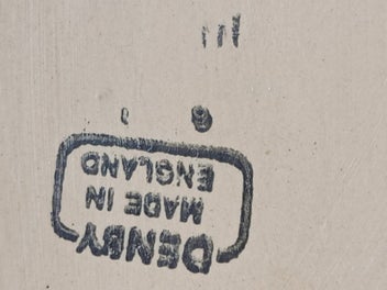 Listing 5 of 6 for '60s DENBY Arabesque Ironstone Ceramic Lidded Rectangular Vege Dish Casserole