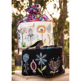 Listing 2 of 2 for Embroidered Sewing Bag Pattern Book - Wendy Williams 8' x 61/2' Wool Applique