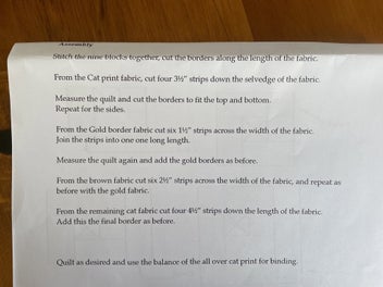Listing 3 of 3 for Kitty Kabins Quilt Kit