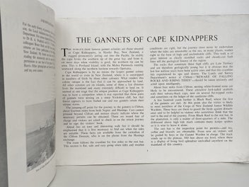 Listing 4 of 5 for THE GANNETS OF CAPE KIDNAPPERS by Reg. Williams 1957 1st edition