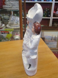 Listing 2 of 6 for SH 328 - Lovely Staffordshire Flatback - Pocket Watch holder stand