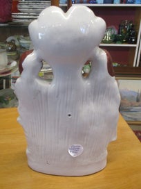 Listing 3 of 6 for SH 328 - Lovely Staffordshire Flatback - Pocket Watch holder stand