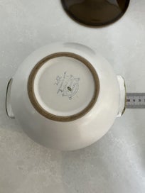 Listing 13 of 20 for Set of three retro vintage Denby shamrock stoneware pots