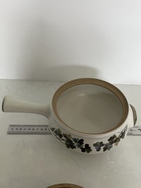 Listing 15 of 20 for Set of three retro vintage Denby shamrock stoneware pots