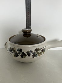 Listing 18 of 20 for Set of three retro vintage Denby shamrock stoneware pots