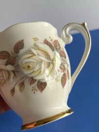 Listing 6 of 10 for Queen Anne Milk Jug - Autumn Rose 1950’s - Large