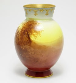 Listing 2 of 7 for ROYAL DOULTON ENGLISH COTTAGE VASE – W Brown – Circa 1900