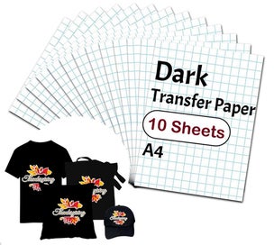 Listing 7 of 8 for T-shirt transfer paper- Iron on or Heat Press X10 (OVER STOCKED)