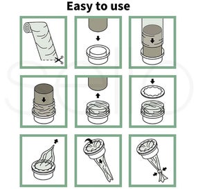 Listing 7 of 9 for 200m Nappy Bin Refill Kit Compatible With Tommee Tippee Sangenic Liner Film