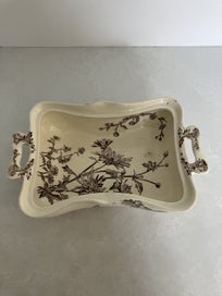 Listing 1 of 15 for Beautiful Victorian serving dish chrysanthemum design 1880s George Jones and Son