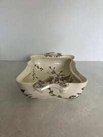 Listing 4 of 15 for Beautiful Victorian serving dish chrysanthemum design 1880s George Jones and Son