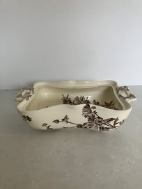 Listing 5 of 15 for Beautiful Victorian serving dish chrysanthemum design 1880s George Jones and Son