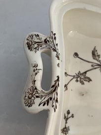 Listing 6 of 15 for Beautiful Victorian serving dish chrysanthemum design 1880s George Jones and Son