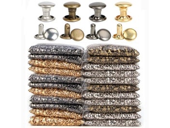 Listing 3 of 9 for 100sets 6-8mm Metal Double Cap Round Rivets Studs Collision Nail Spike Rock