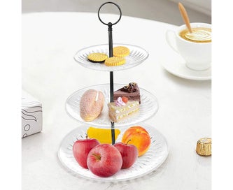 Listing 4 of 5 for 4 Sets 3 Tier Cake Stand Hardware,Tiered Tray Hardware 3 Tier Cake Stand Fitt