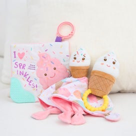 Listing 5 of 5 for Mary Meyer Sweet Soothies Ice Cream Character Blanket