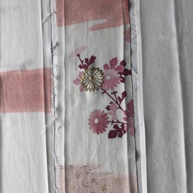 Listing 3 of 17 for Vintage Silk Japanese Fabric Pieces
