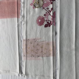 Listing 4 of 17 for Vintage Silk Japanese Fabric Pieces