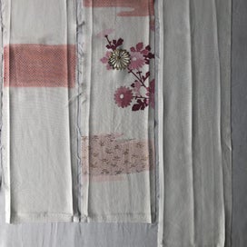 Listing 13 of 17 for Vintage Silk Japanese Fabric Pieces
