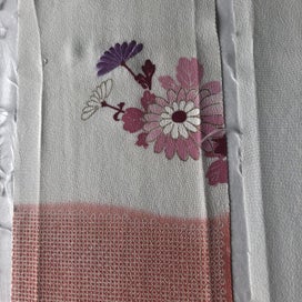 Listing 10 of 17 for Vintage Silk Japanese Fabric Pieces