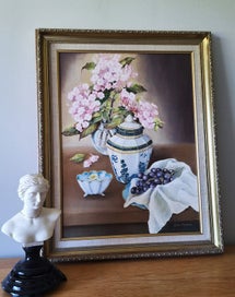 Listing 7 of 20 for +++ MAGNIFICENT " JOAN THOMAS " STILL LIFE OIL PAINTING +++