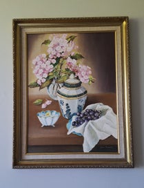 Listing 11 of 20 for +++ MAGNIFICENT " JOAN THOMAS " STILL LIFE OIL PAINTING +++