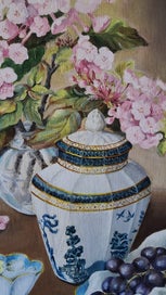 Listing 18 of 20 for +++ MAGNIFICENT " JOAN THOMAS " STILL LIFE OIL PAINTING +++