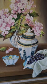 Listing 17 of 20 for +++ MAGNIFICENT " JOAN THOMAS " STILL LIFE OIL PAINTING +++