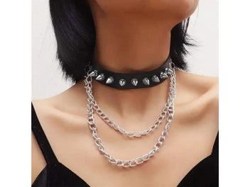 Listing 6 of 9 for Metal Round Cone Rivets For DIY Leather Silver Cone Studs And Spikes Garment