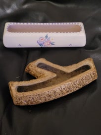 Listing 1 of 16 for Poole Pottery Posy and Stone Log Tray Trough Vase