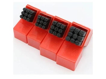 Listing 5 of 9 for 2/2.5/3/4/5/6mm Number Stamp Alloy Steel Stamp Kit With Storage Box Punch Metal